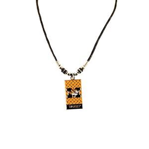 NCAA Missouri Tigers Diamond Plate Necklace, 20-Inch Rope Licensed New